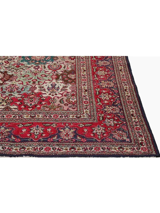 9’10” x 12’9″ Old Persian Tabriz Area Rug – 110217.