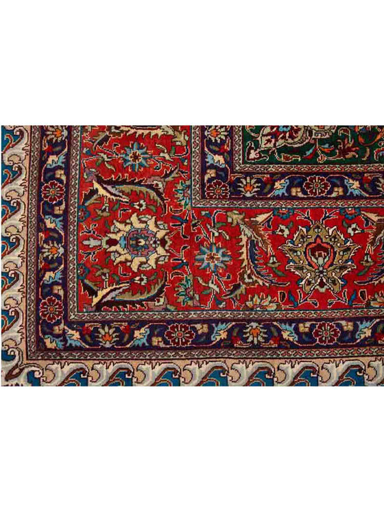 9'10 x 12'9 Old Persian Tabriz Masterpiece Rug - 110842.