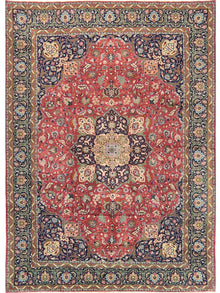  9'10 x 13'7 Old Persian Tabriz Masterpiece Rug - 110328.