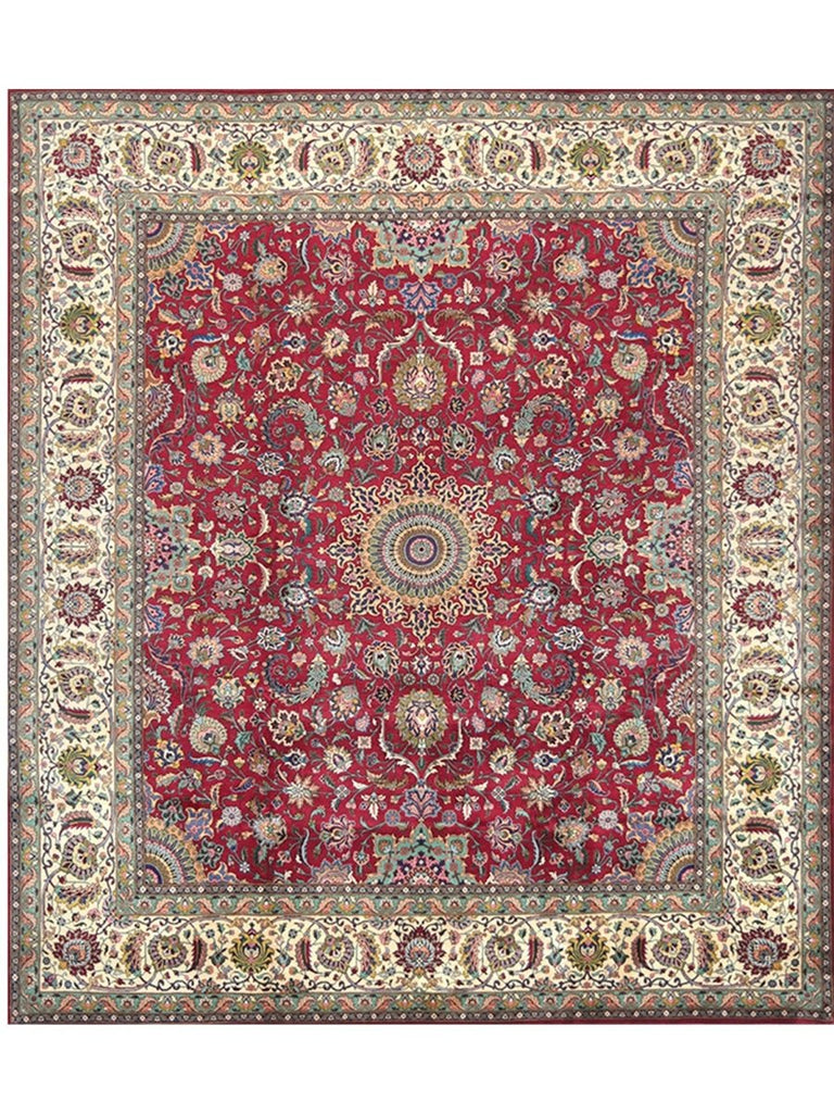 9'7" x 11'0" Old Persian Tabriz Rug - 110540.