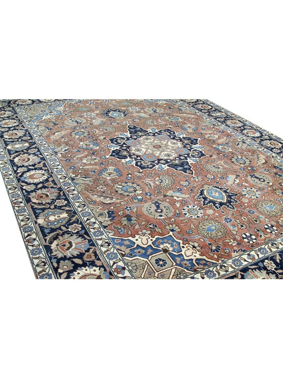 9x 12 Old Persian Tabriz Area Rug – 110597.