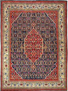  9x 12 Old Persian Tabriz Masterpiece Rug - 110817.
