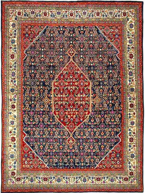 9x 12 Old Persian Tabriz Masterpiece Rug - 110817.