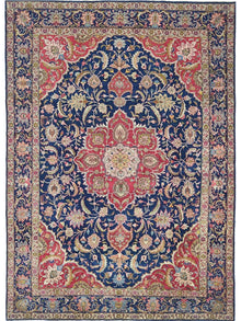  9x 13 Old Persian Tabriz Area Rug – 110595.