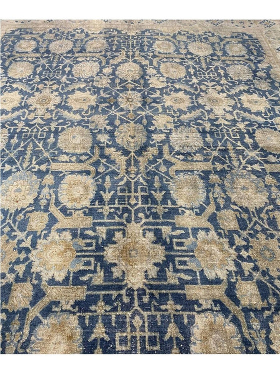 9x11 Old Persian Tabriz Area Rug - 110537.