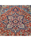 8'6" x 11'9" Antique Persian Heriz Area Rug - 105871.