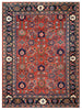 9x12 Antique Persian Mahal Area Rug - 103504.