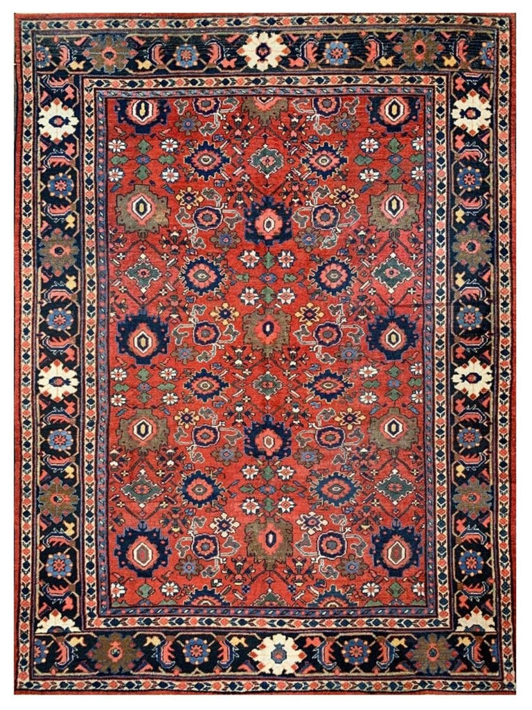 9x12 Antique Persian Mahal Area Rug - 103504.