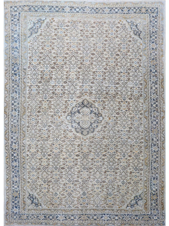 9x12 Antique Persian Mahal Area Rug  - 111102.