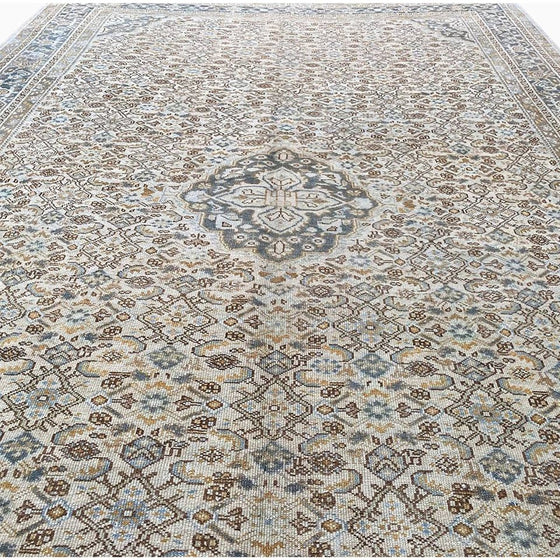 9x12 Antique Persian Mahal Area Rug  - 111102.