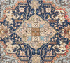 9x12 Antique Persian Tabriz Area Rug - 103646.