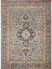 9x12 Antique Persian Tabriz Area Rug - 103646.