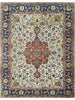9x12 Antique Persian Tabriz Area Rug - 107219.