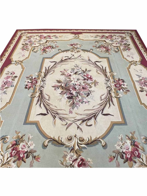 9x12 French Style Abusson Rug  - 100540.