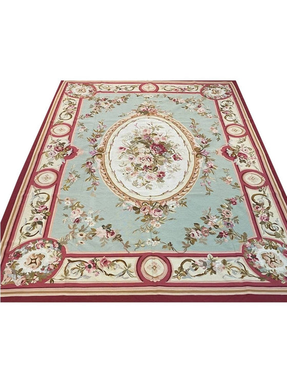 9x12 French Style Aubusson Rug - 100930.