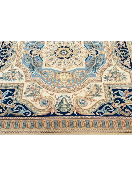 9x12 French Style Aubusson Rug - 105104.