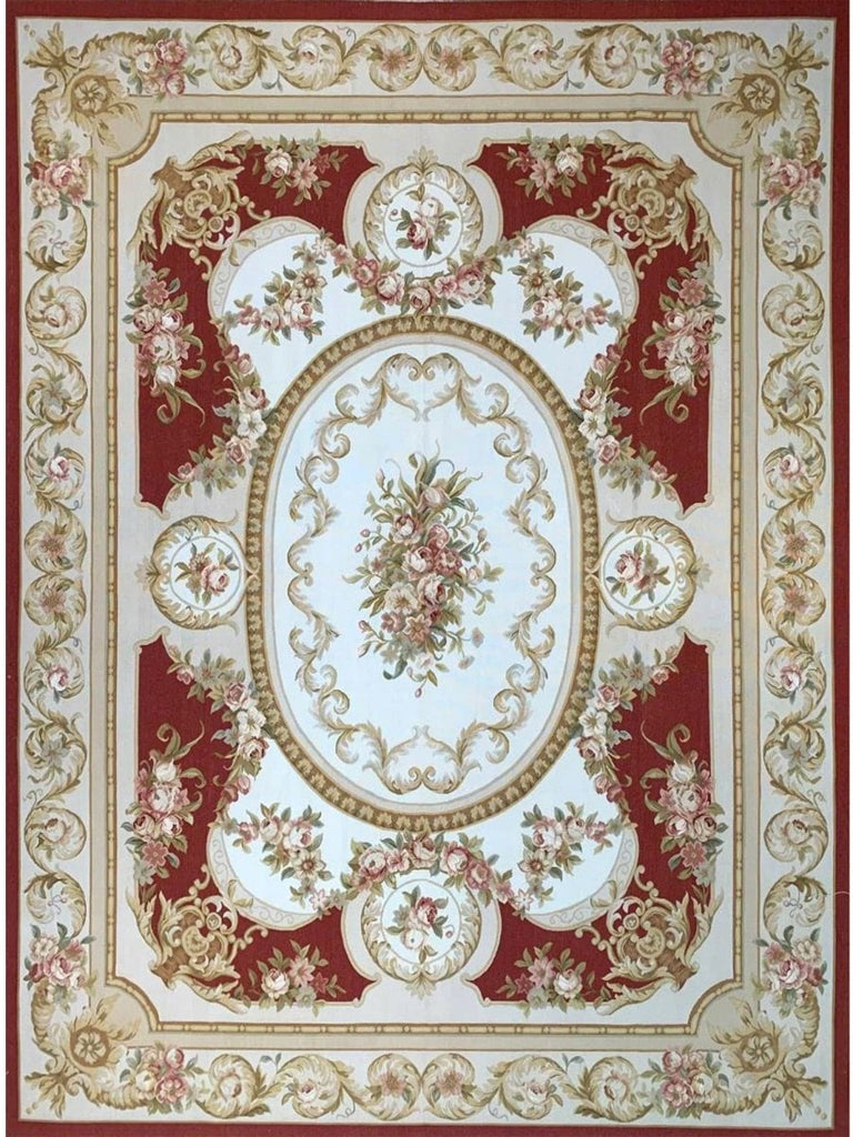 9x12 French Style Aubusson Rug - 106358.