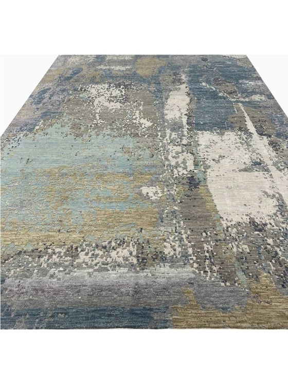 9x12 Modern Abstract Area Rug - 501347.