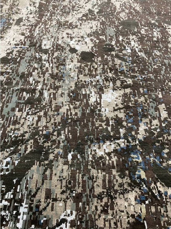 9x12 Modern Abstract Area Rug - 501352.