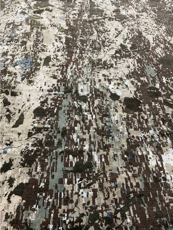 9x12 Modern Abstract Area Rug - 501352.