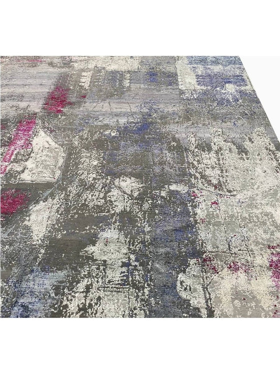 9x12 Modern Abstract Area Rug - 501623.