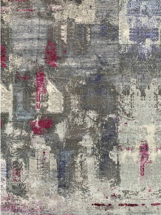 9x12 Modern Abstract Area Rug - 501623.