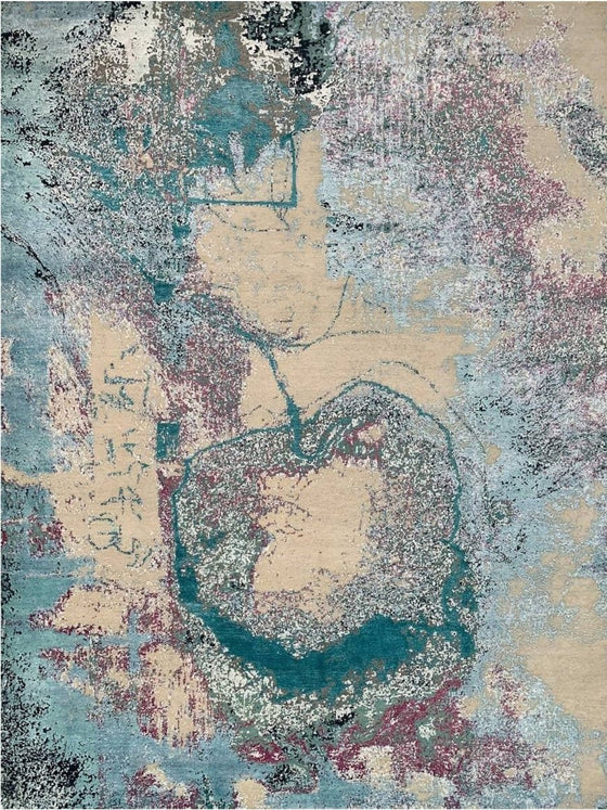 9x12 Modern Abstract Area Rug - 501626.