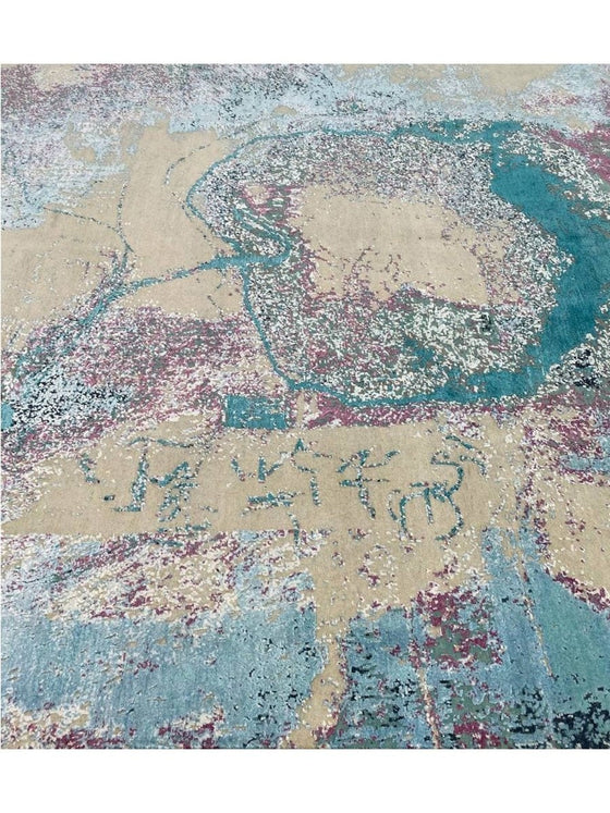 9x12 Modern Abstract Area Rug - 501626.