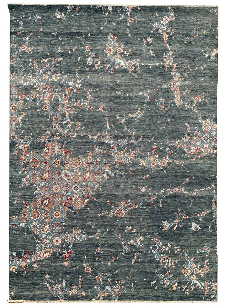 9x12 Modern Abstract Area Rug - 502466.