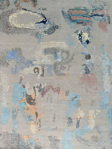  9x12 Modern Abstract Area Rug - 502603.