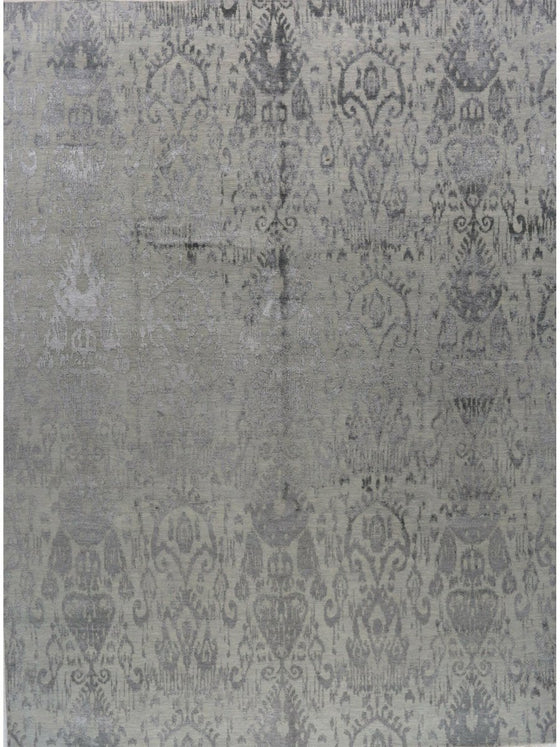 9x12 Modern Ikat Area Rug - 500661.