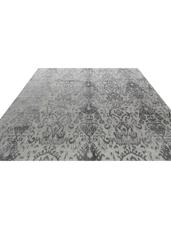 9x12 Modern Ikat Area Rug - 500661.