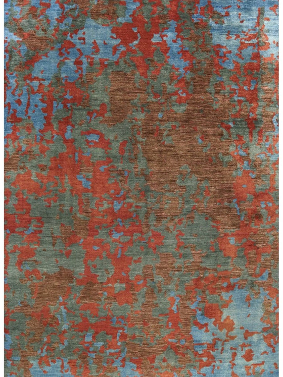 9x12 Modern Oushak Area Rug - 500659.