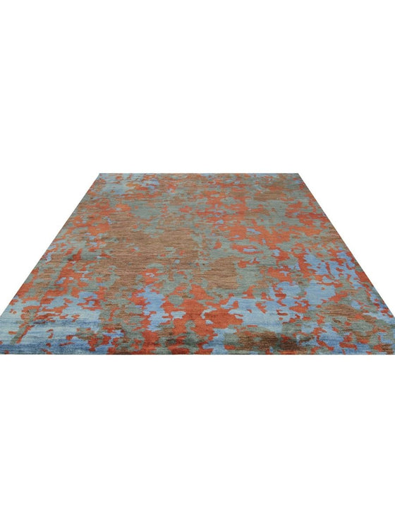 9x12 Modern Oushak Area Rug - 500659.