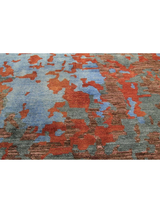 9x12 Modern Oushak Area Rug - 500659.