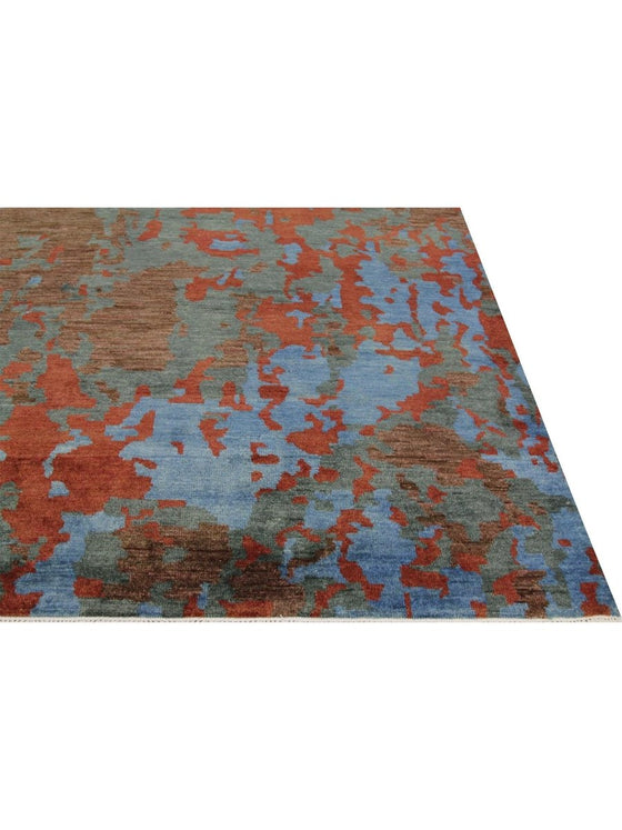 9x12 Modern Oushak Area Rug - 500659.