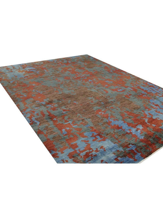 9x12 Modern Oushak Area Rug - 500659.