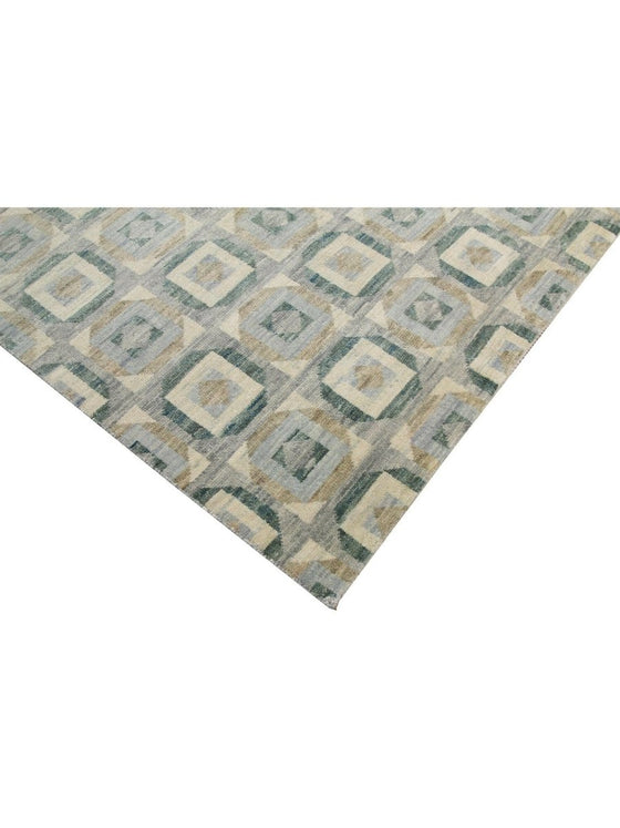 9x12 Modern Oushak Area Rug - 500660.