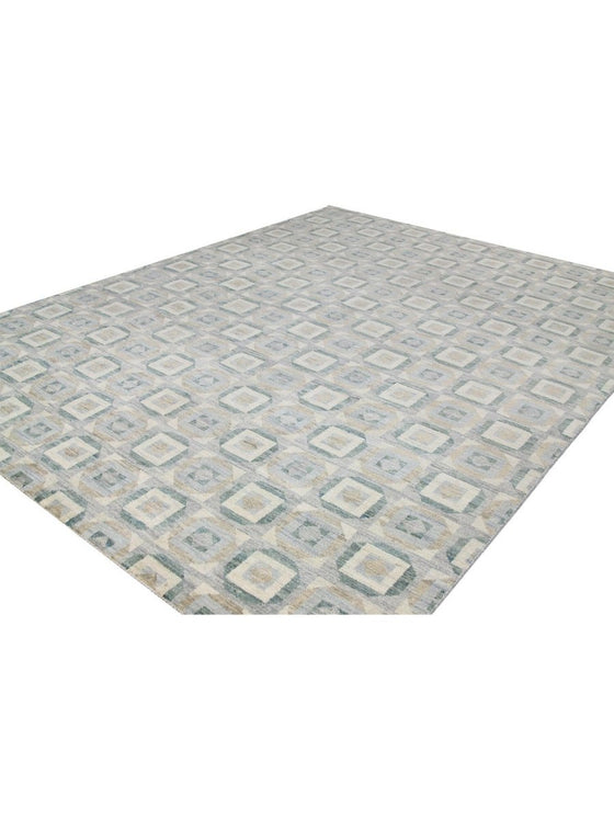 9x12 Modern Oushak Area Rug - 500660.