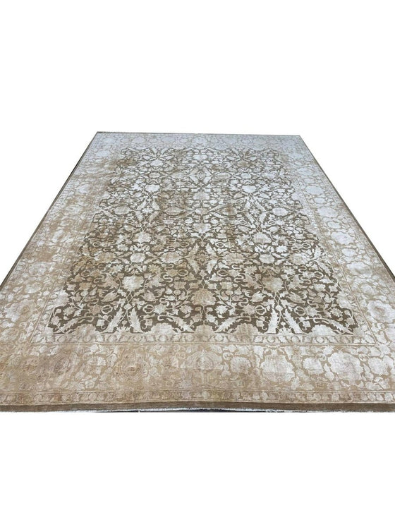 9x12 Old Indian Agra Area Rug - 106085.