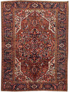 8'6" x 11'6" Old Persian Heriz Area Rug - 109861.