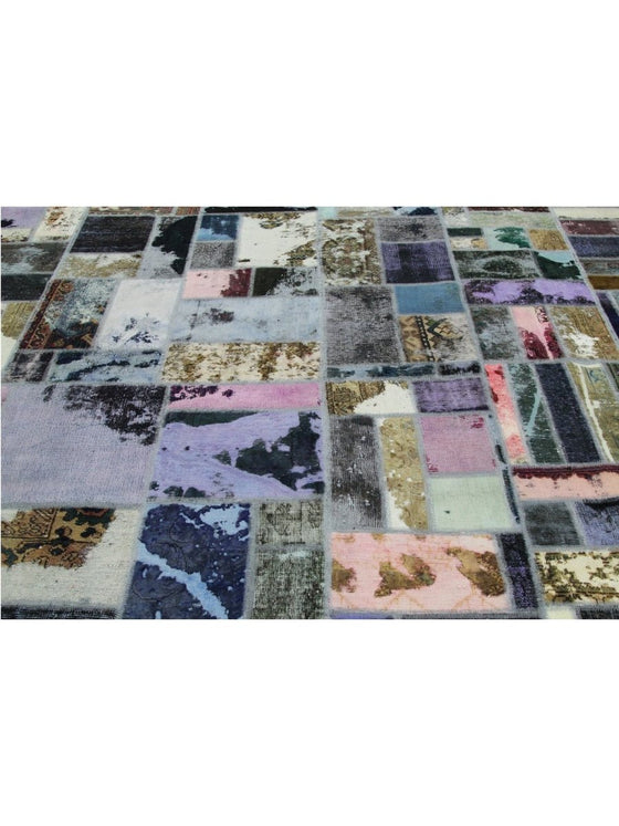 9x12 Overdyed Persian Area Rug - 110448.