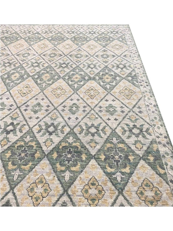 9x12 Transitional Oushak Area Rug - 500489.