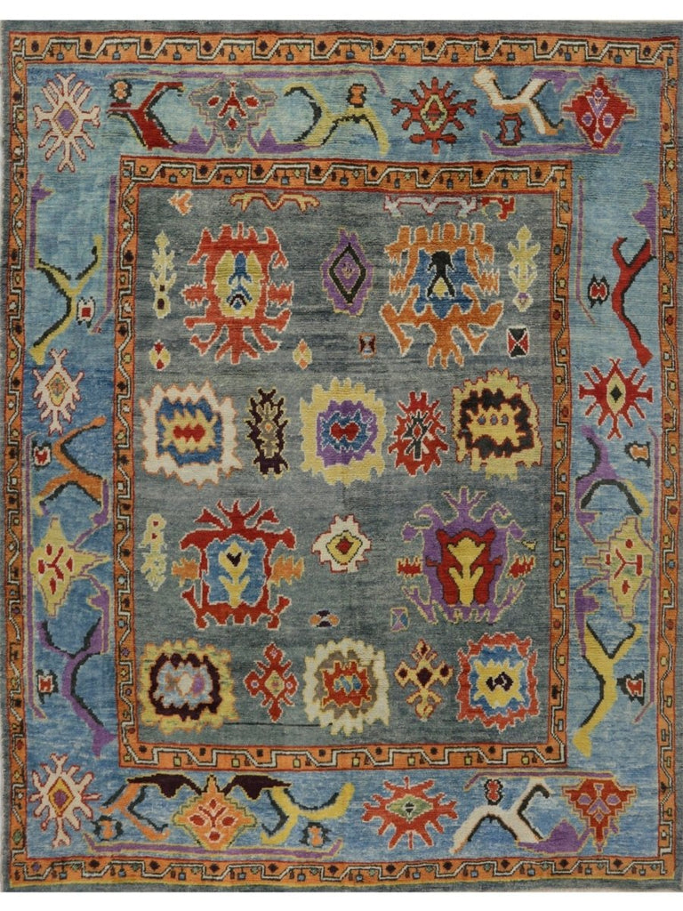 9x12 Turkish Oushak Area Rug - 108755.
