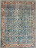 9x13 Antique Persian Tabriz Area Rug - 107728.