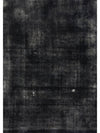 9x13 Black Overdyed Persian Area Rug - 109747.