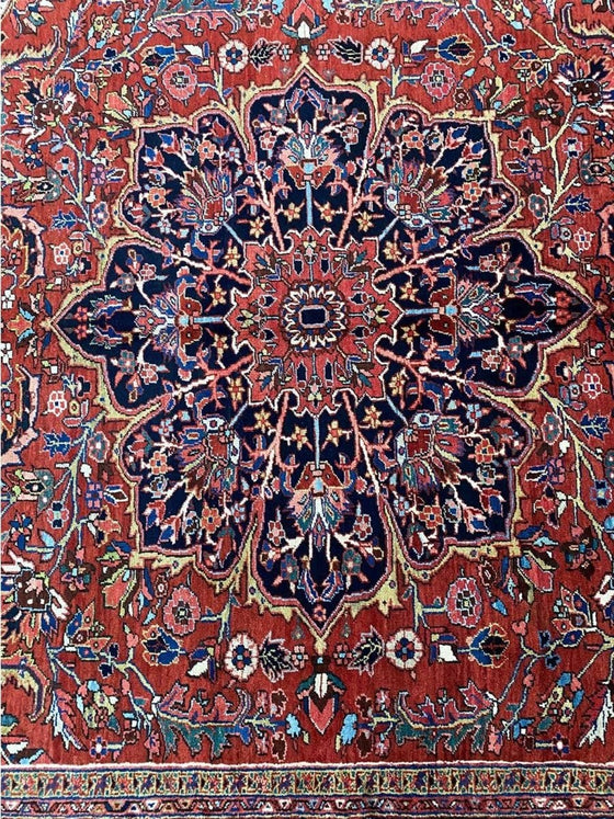 9x13 Old Persian Heriz Area Rug -109058.