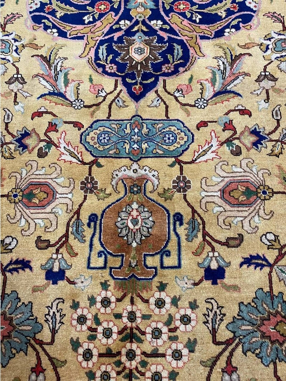 9x13 Old Persian Tabriz Area Rug - 109867.