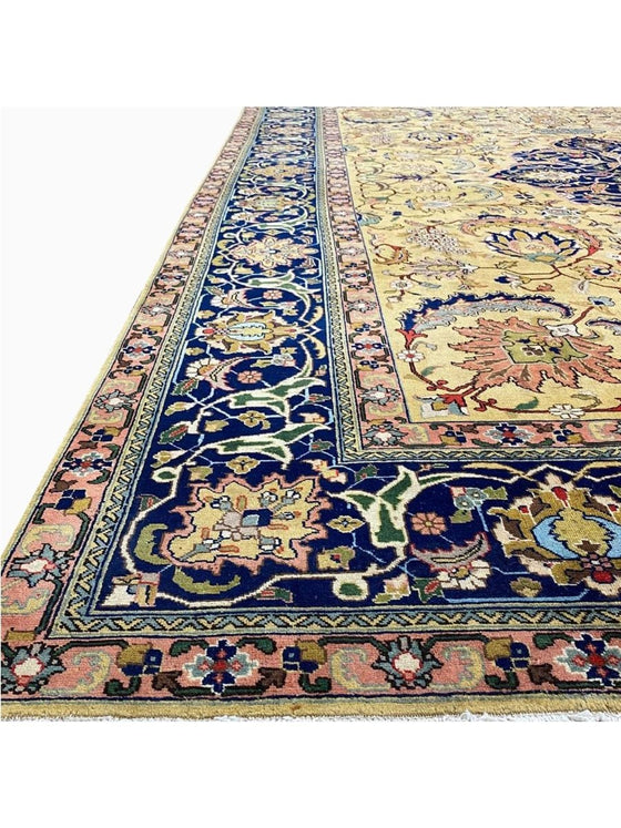 9x13 Old Persian Tabriz Area Rug - 109867.