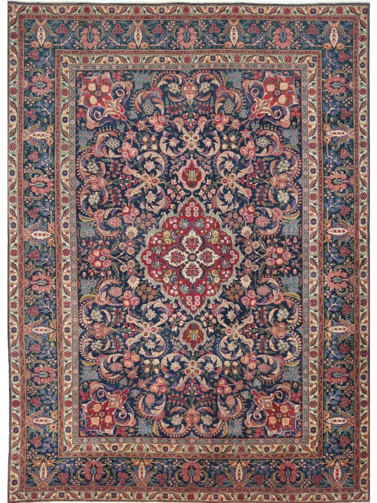 9x13 Old Persian Tabriz Area Rug - 110346.